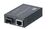 Media Converter, Gigabit Ethernet , RJ45 - SFP, 10/100/1000Base-T to 100/1000Base-X Media Converter PoE-Adapter