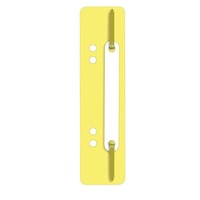 Heftstreifen Plastik, 34x150mm, 25 Stück, gelb Q-CONNECT 2012500210