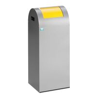 Self extinguishing recyclable waste collector