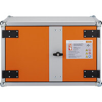 Bezpieczna szafa do przechowywania akumulatorów do systemów sygnalizacji pożaru