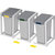 Sistema modular de recipientes para separar materiales ProfiLine, ecológico y flexible