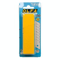 OLFA LB 50B 18mm 50 Klingen, Kunststoffbox in Blister