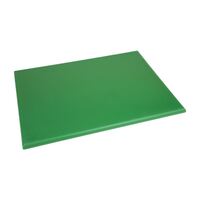 Hygiplas Extra Large High Density Green Chopping Board for Salad & Fruit 60x45cm