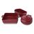 Olympia Red And Taupe Ceramic Roasting Dish Size - 90(H) x 325(W) x 176(D)mm