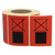 Versandaufkleber - Packstück nicht stapeln - 74 x 105 mm, 1.000 Warnetiketten, Papier rot