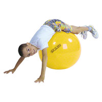 GYMNIC Gymnastikball Sitzball Yogaball Bürostuhl Büroball Fitnessball 45 cm GELB, gelb