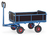 fetra® Handpritschenwagen, Ladefläche 1200 x 800 mm, 4 Bordwände 250/325 mm, Lufträder, Tragkraft 700 kg