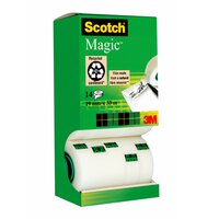 Scotch® Magic™ Unsichtbares Klebeband, Vorteilspack 14 Rollen, 19 mm x 33 m