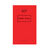 SILVINE MEMO BOOK 159X95MM RED PK24