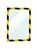 Durable Duraframe Security Self Adhesive A4 Yellow/Black (Pack of 2) 4944130