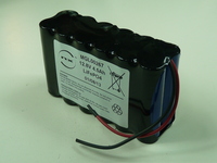 Pack(s) Batterie Lithium Fer Phosphate 12x 18650 4S3P ST2 12.8V 4.5Ah F100