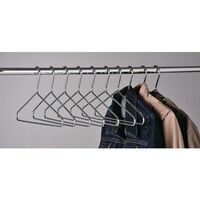 Heavy duty chrome coat hangers