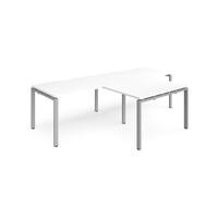 Adapt double straight desk with return desk