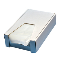 Busta adesiva portadocumenti - senza stampa - C4 (32 x 25 cm) - carta - trasparente - Eco Starline - conf. 250 pezzi