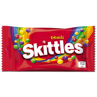 Skittles Fruits, Bonbon, Dragee, 38g Beutel