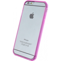 Xccess TPU/PC Case Apple iPhone 6/6S Transparent/Pink