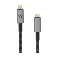 SBOX CTYPE-15-100W/R 1.5m USB3.1 - USB3.1 kábel Fekete