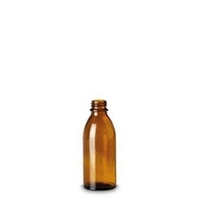 Enghalsflaschen ohne Verschluss Kalk-Soda Glas braun | Nennvolumen: 100 ml