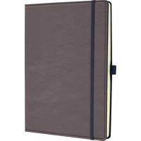 Sigel Notizbuch Conceptum® Casual, Hardcover, ca. DIN A4, Dot-Lineatur, 194 Seit, taupe