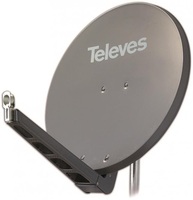 Televes SAT-Spiegel graphit S85QSD-G OSD-Line BxH85x95cm Feedarm klappbar