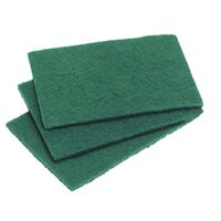 Large Green Flat Scourers - Pack of 10