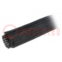 Polyester braid; ØBraid : 50.8mm; polyester; black; -70÷125°C