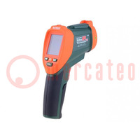 Video-infrared thermometer; colour,LCD TFT 2,2"; 320x240; ±1%