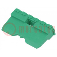 Accessories: secondary lock; DT; male; PIN: 12; green; DT04-12P