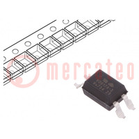 Optokoppler; SMD; Ch: 1; OUT: Transistor; UIsol: 5,3kV; Uce: 80V