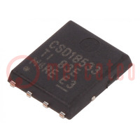 Transistor: N-MOSFET; unipolare; 60V; 100A; 116W; VSONP8; 5x6mm