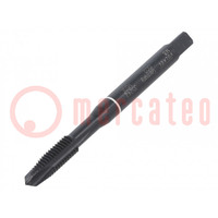 Tap; high speed steel cobalt HSS-E; M8; 1.25; 90mm; 6,2mm; ISO2/6H