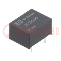 Converter: DC/DC; 1W; Uin: 12V; Uout: 3.3VDC; Iout: 300mA; DIP; THT; IE