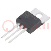 IC: stabilizzatore di tensione; LDO,non regolato; 5V; 5A; TO220-3