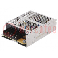 Power supply: switched-mode; for building in; 50W; 15VDC; 3.4A