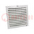 Ventilateur: AC; axial; 230VAC; 305m3/h; 64dBA; IP54; Long: 300mm