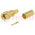 Plug; SMA; reverse,female; straight; 50Ω; RG58; crimped; for cable