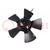 Fan: AC; axial; 230VAC; Ø250x82.5mm; ball bearing; 2550rpm; IP44
