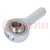 Ball joint; M12; 1.75; right hand thread,outside; PTFE,steel