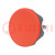 Knob; Ø: 56mm; Ext.thread: M12; 40mm; technopolymer PA; Cap: red