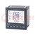Multiméter: hálózati paraméterek; digitális,panelmérő; LCD 3,5"
