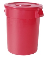 Deckel für Behälter Volumen 121l Farbe rot 690x560 mm | GB0204