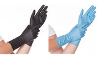 HYGOSTAR Nitril-Handschuh SAFE LONG, XL, schwarz, puderfrei (6495713)