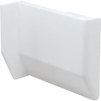 Produktbild zu CAMAR takarósapka 801, jobbos, fehér műanyag