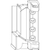 Produktbild zu MACO ollócsapágy DT130 4/18-9 mm, 130 kg, jobbos, ezüst (202541)