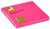 Karteczki samoprzylepne Q-connect Brilliant, 76x76mm, 80 karteczek, różowy neonowy