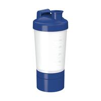 Artikelbild Shaker "Protein", Pro, 0.40 l, Version 3, transparent/standard-blue PP