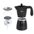 ADLER AD 4420 - CAFETERA ESPRESSO (HASTA 9 TAZAS, 520 ML), COLOR NEGRO