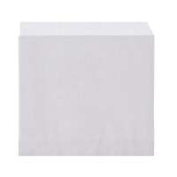 Wisefood - Papier Snackbeutel - weiß 16 x 16 cm 2-seitig offen - 2000 Stück
