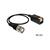 DELOCK Adapter Terminalblock 2Pin -> BNC Stecker Kabel 0.40m