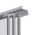 Dreifachschiene für Tafelschienensystem PRO,Aluminium, 2400x80 mm,3 Stück,silber
